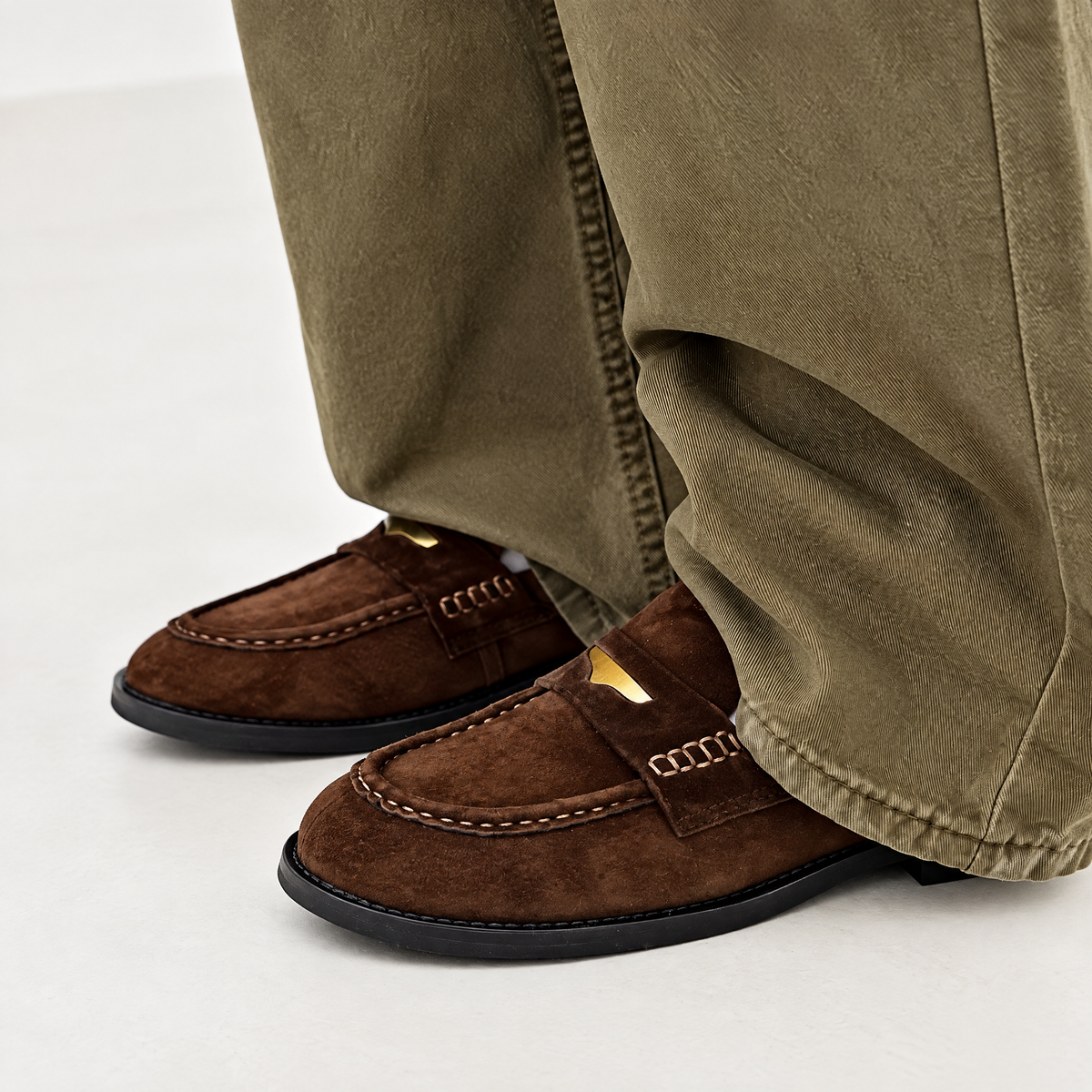 Romantic Notes Loafers — Women’s Moc-Toe Slip-On Shoes