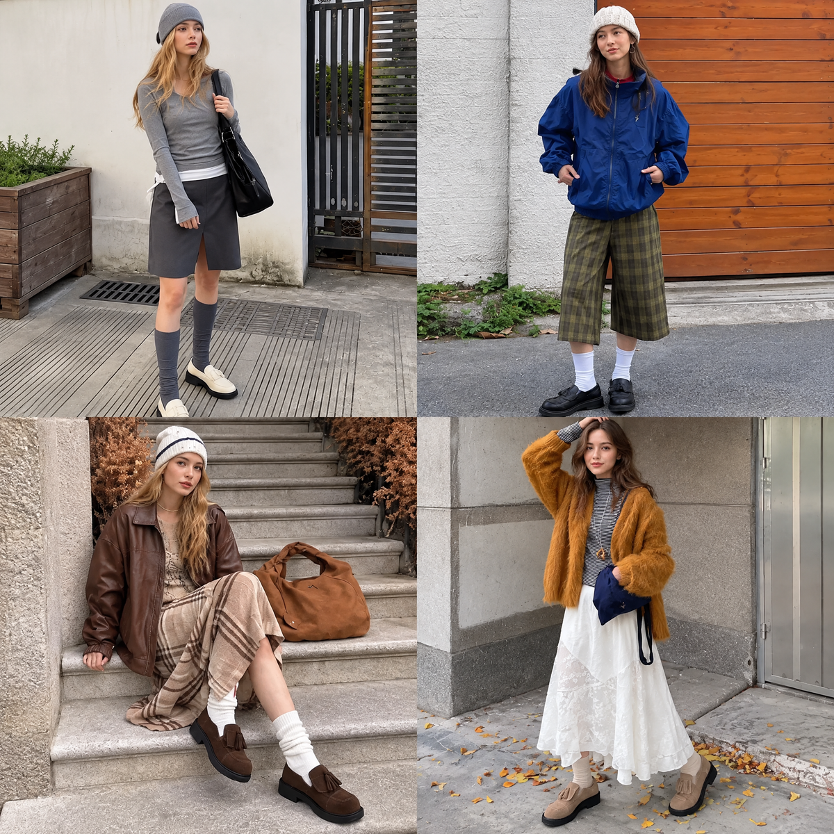 The Intellectual Loafers — Women’s Classic Slip-On Low-Heel Preppy Shoes