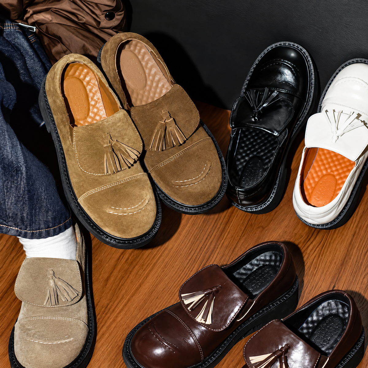 The Intellectual Loafers — Women’s Classic Slip-On Low-Heel Preppy Shoes